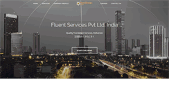 Desktop Screenshot of fluentindia.com